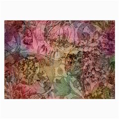 Texture Background Spring Colorful Large Glasses Cloth (2-Side)