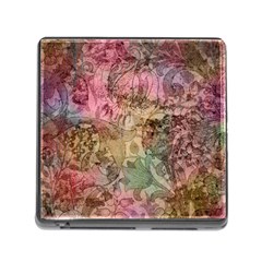 Texture Background Spring Colorful Memory Card Reader (Square)