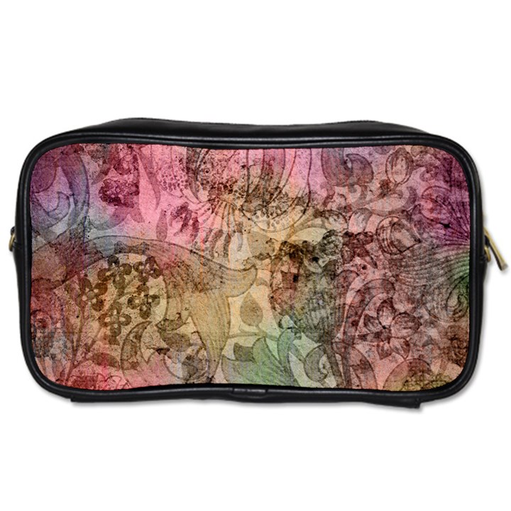 Texture Background Spring Colorful Toiletries Bags