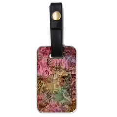 Texture Background Spring Colorful Luggage Tags (One Side) 