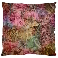 Texture Background Spring Colorful Large Cushion Case (One Side)