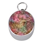 Texture Background Spring Colorful Mini Silver Compasses Front