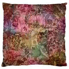 Texture Background Spring Colorful Standard Flano Cushion Case (One Side)