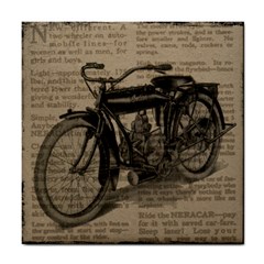 Vintage Collage Motorcycle Indian Tile Coasters by Amaryn4rt