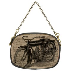 Vintage Collage Motorcycle Indian Chain Purses (two Sides)  by Amaryn4rt