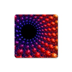 Fractal Mathematics Abstract Square Magnet by Amaryn4rt