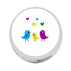 Bird Family 4-port Usb Hub (two Sides)  by Valentinaart