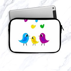 Bird Family Apple Ipad Mini Zipper Cases by Valentinaart