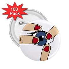 Poke 2 25  Buttons (100 Pack)  by Valentinaart