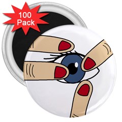 Poke 3  Magnets (100 Pack) by Valentinaart