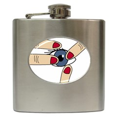 Poke Hip Flask (6 Oz) by Valentinaart