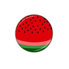 Watermelon  Hat Clip Ball Marker by Valentinaart