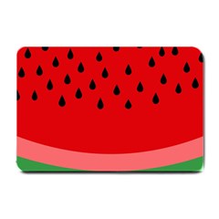 Watermelon  Small Doormat  by Valentinaart