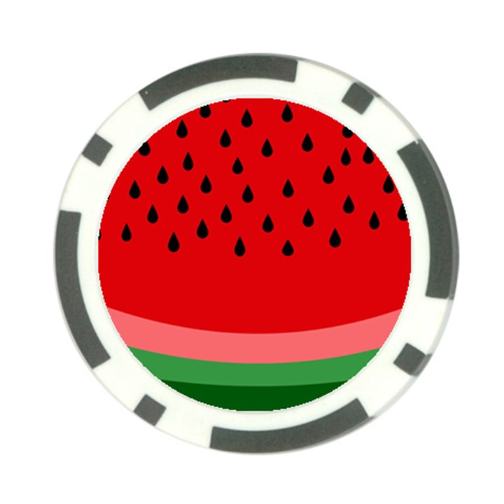 Watermelon  Poker Chip Card Guards (10 pack) 