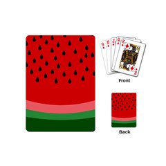 Watermelon  Playing Cards (mini)  by Valentinaart