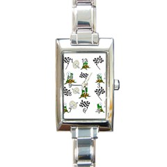 Speed Rectangle Italian Charm Watch by Valentinaart