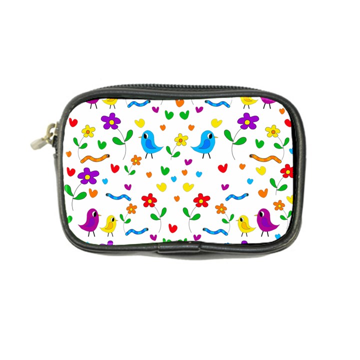 Cute birds and flowers pattern Coin Purse