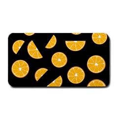 Oranges Pattern - Black Medium Bar Mats