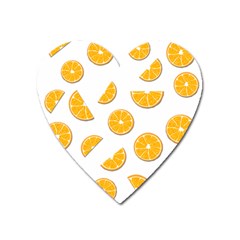 Oranges Heart Magnet by Valentinaart