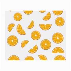 Oranges Small Glasses Cloth (2-side) by Valentinaart