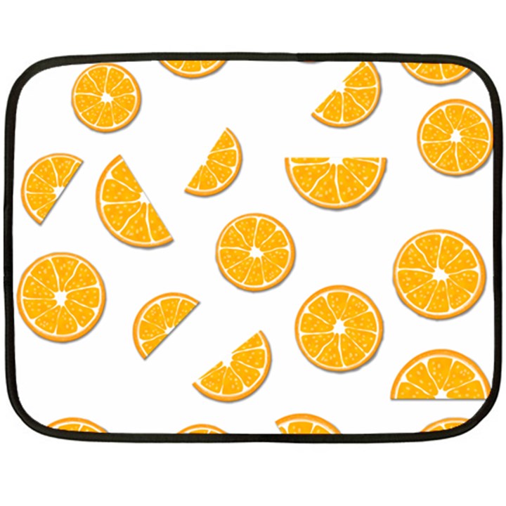 Oranges Double Sided Fleece Blanket (Mini) 