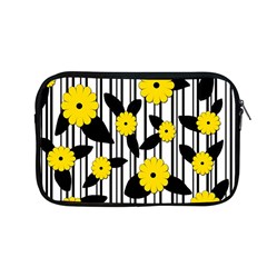 Yellow Floral Pattern Apple Macbook Pro 13  Zipper Case