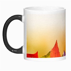 Autumn Leaves Colorful Fall Foliage Morph Mugs by Amaryn4rt