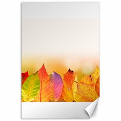 Autumn Leaves Colorful Fall Foliage Canvas 24  X 36  by Amaryn4rt