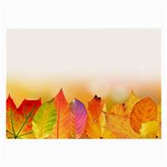 Autumn Leaves Colorful Fall Foliage Large Glasses Cloth by Amaryn4rt