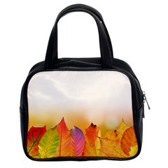 Autumn Leaves Colorful Fall Foliage Classic Handbags (2 Sides) by Amaryn4rt