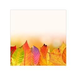 Autumn Leaves Colorful Fall Foliage Small Satin Scarf (square) by Amaryn4rt