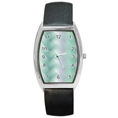 Background Bubblechema Perforation Barrel Style Metal Watch by Amaryn4rt