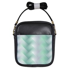 Background Bubblechema Perforation Girls Sling Bags by Amaryn4rt