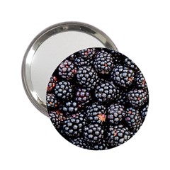 Blackberries Background Black Dark 2 25  Handbag Mirrors by Amaryn4rt