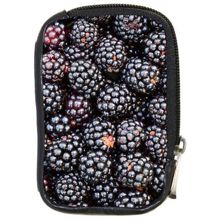 Blackberries Background Black Dark Compact Camera Cases