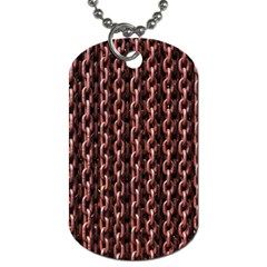 Chain Rusty Links Iron Metal Rust Dog Tag (one Side) by Amaryn4rt