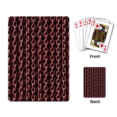 Chain Rusty Links Iron Metal Rust Playing Card by Amaryn4rt