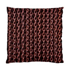 Chain Rusty Links Iron Metal Rust Standard Cushion Case (one Side) by Amaryn4rt