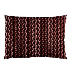 Chain Rusty Links Iron Metal Rust Pillow Case by Amaryn4rt