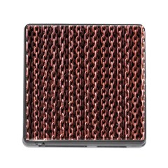 Chain Rusty Links Iron Metal Rust Memory Card Reader (square) by Amaryn4rt