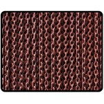 Chain Rusty Links Iron Metal Rust Fleece Blanket (Medium)  60 x50  Blanket Front