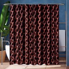 Chain Rusty Links Iron Metal Rust Shower Curtain 60  X 72  (medium)  by Amaryn4rt