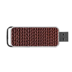 Chain Rusty Links Iron Metal Rust Portable Usb Flash (one Side) by Amaryn4rt