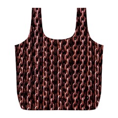 Chain Rusty Links Iron Metal Rust Full Print Recycle Bags (l)  by Amaryn4rt