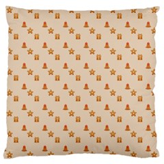 Christmas Wrapping Paper Large Cushion Case (one Side) by Amaryn4rt