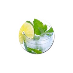 Cold Drink Lime Drink Cocktail Golf Ball Marker by Amaryn4rt