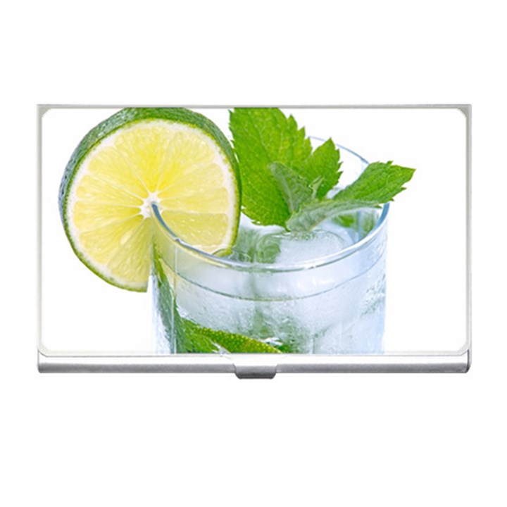 Cold Drink Lime Drink Cocktail Business Card Holders