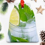 Cold Drink Lime Drink Cocktail Bell Ornament (2 Sides) Front