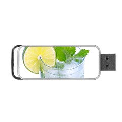 Cold Drink Lime Drink Cocktail Portable Usb Flash (one Side) by Amaryn4rt