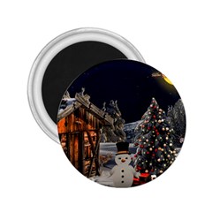 Christmas Landscape 2 25  Magnets by Amaryn4rt